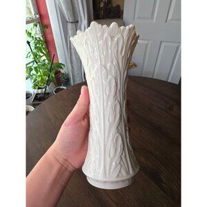Vintage LENOX China Woodland Ivory Vase 8.5" Tall